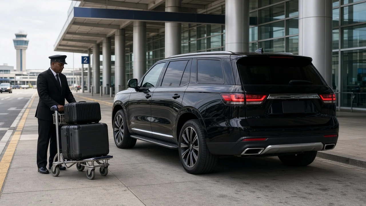 Newark Airport car service EWR luxury SUV pickup